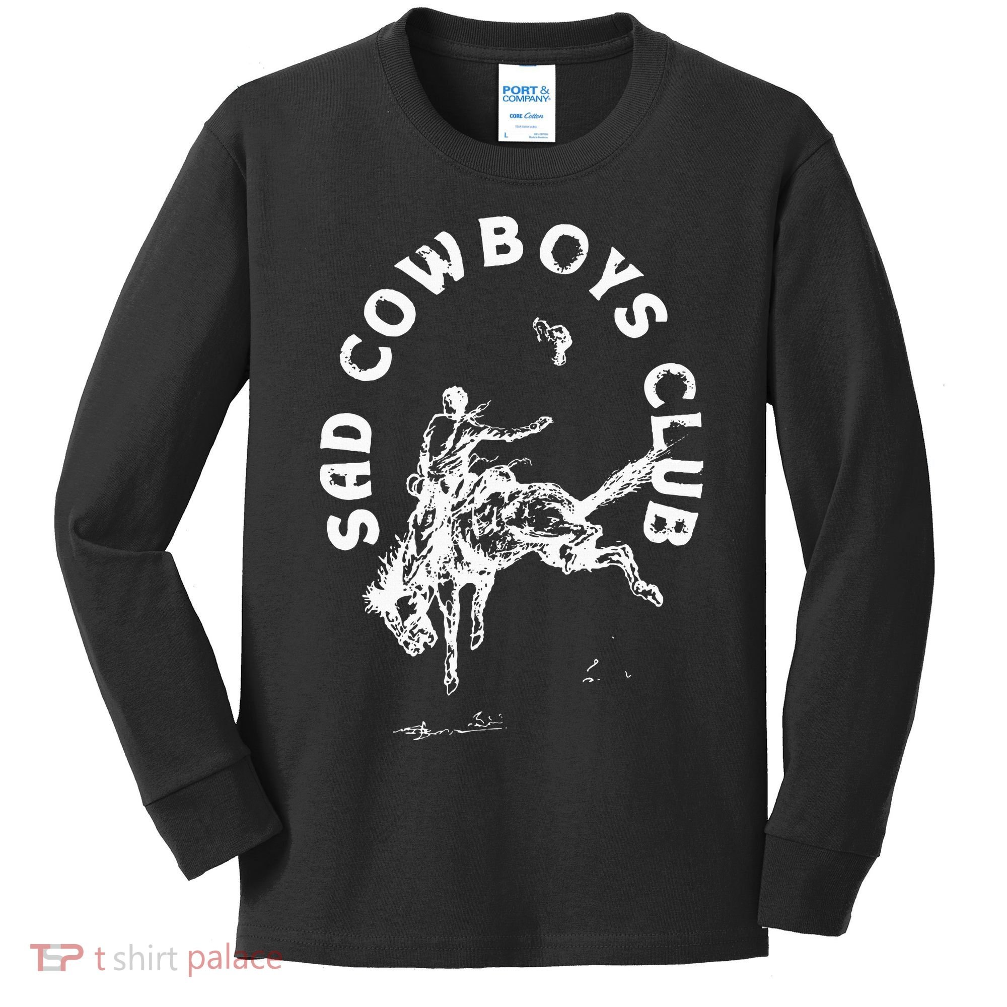 Sad Cowboy Club Kids Long Sleeve Shirt