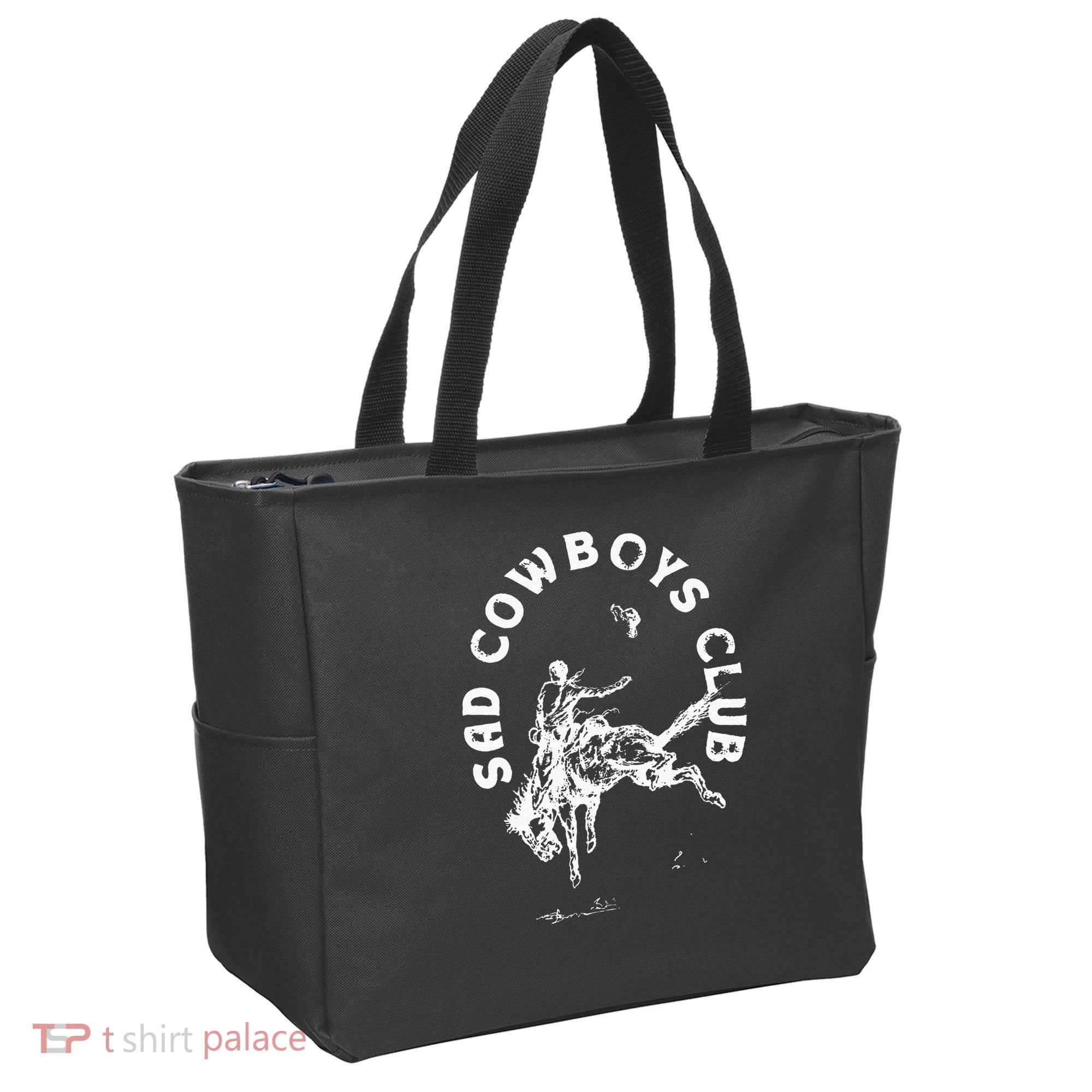 Sad Cowboy Club Tote Bag