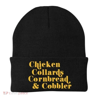 Samuelljackson Chicken Collards Cornbread & Cobbler Beanie