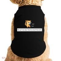 Squirt Click Click We Cant Expect God To Do All The Work Premium Doggie Tank thumb 0