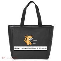 Squirt Click Click We Cant Expect God To Do All The Work Premium Tote Bag thumb 0