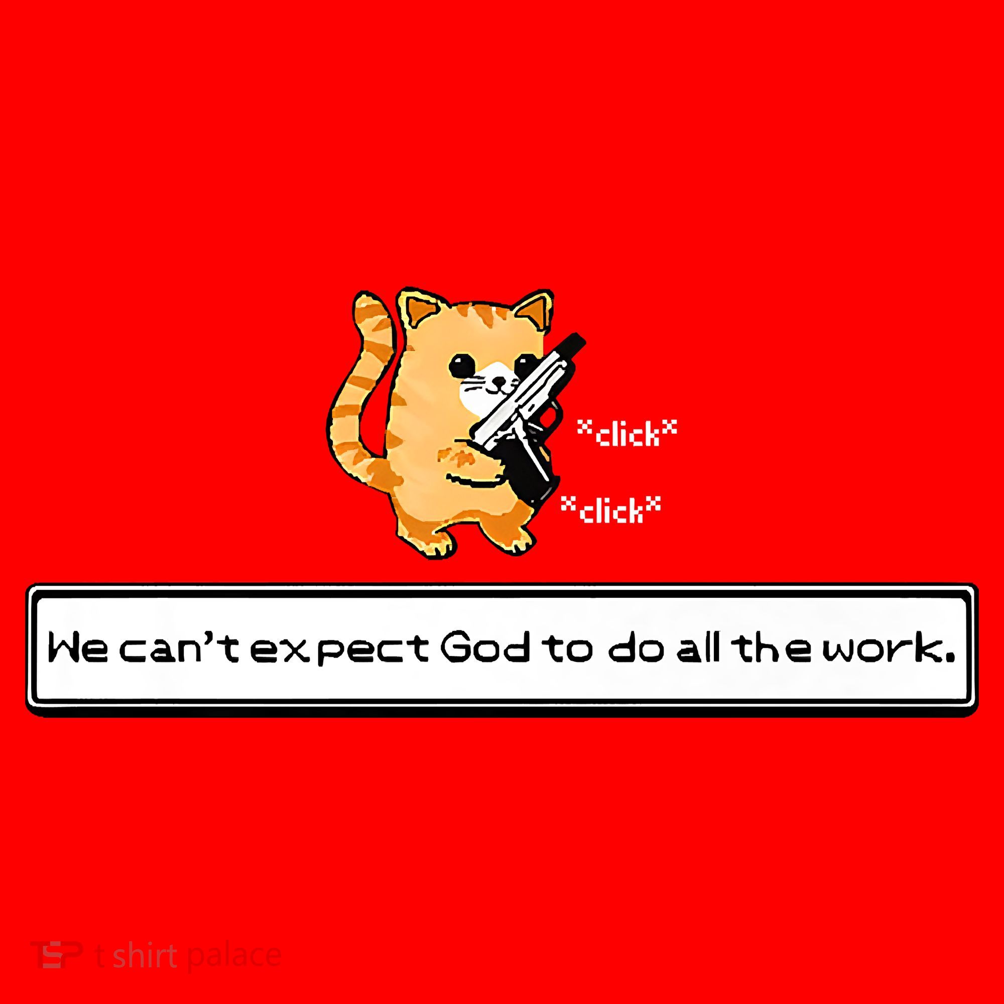 Squirt Click Click We Cant Expect God To Do All The Work Premium Santa Hat