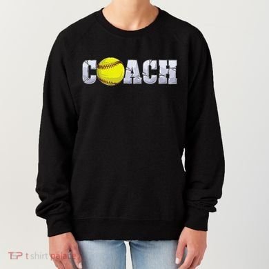 Softball Coach Coaching Assistant Coach Softball Team Women's Sweatshirt