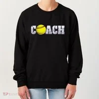 Softball Coach Coaching Assistant Coach Softball Team Women's Sweatshirt thumb 0