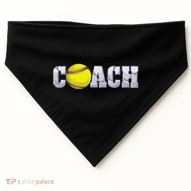 Softball Coach Coaching Assistant Coach Softball Team USA-Made Doggie Bandana