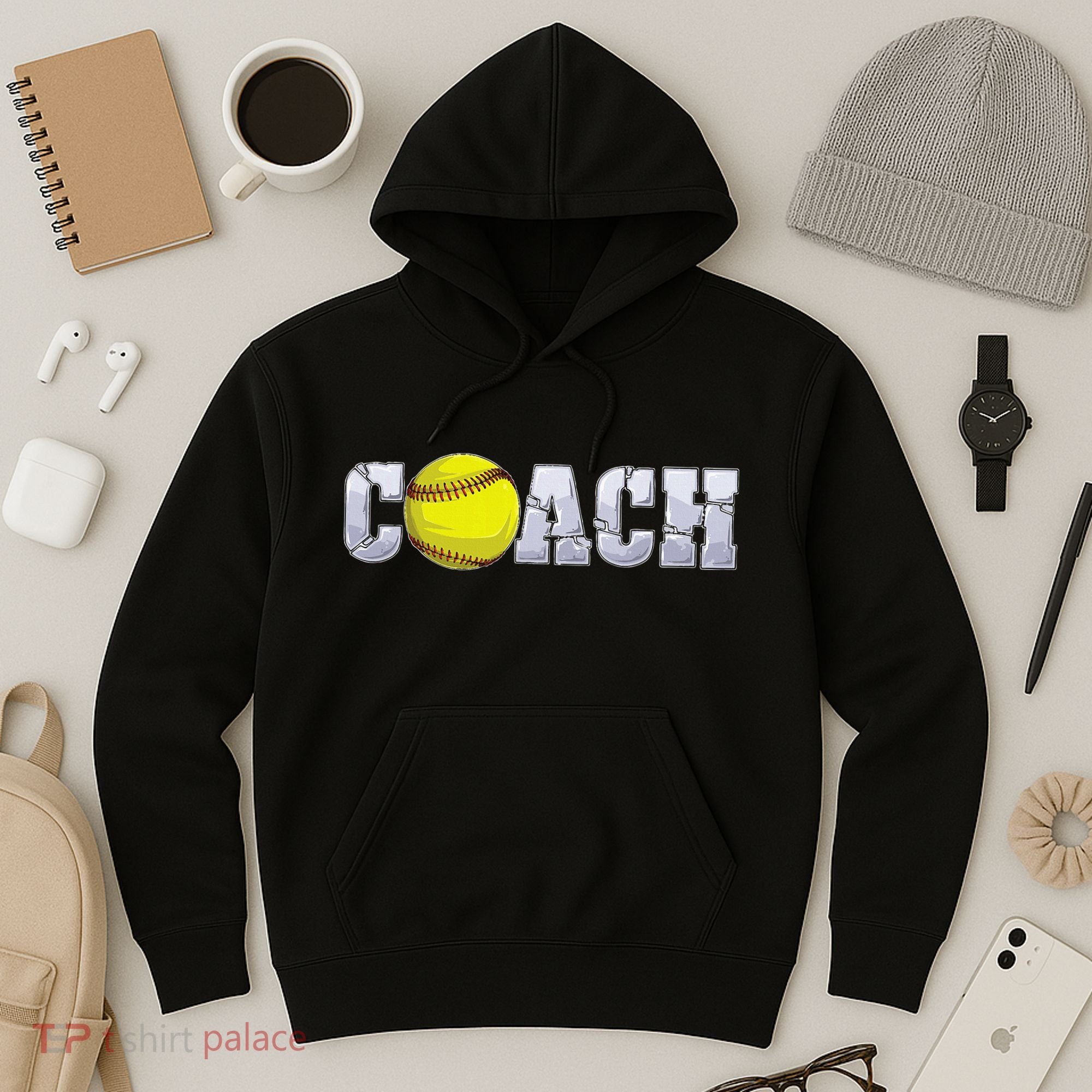 Softball Coach Coaching Assistant Coach Softball Team Hoodie
