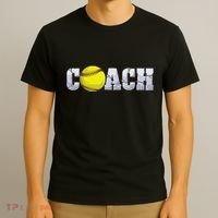 Softball Coach Coaching Assistant Coach Softball Team T-Shirt thumb 3
