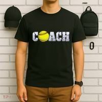 Softball Coach Coaching Assistant Coach Softball Team T-Shirt thumb 6