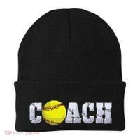 Softball Coach Coaching Assistant Coach Softball Team Beanie thumb 0