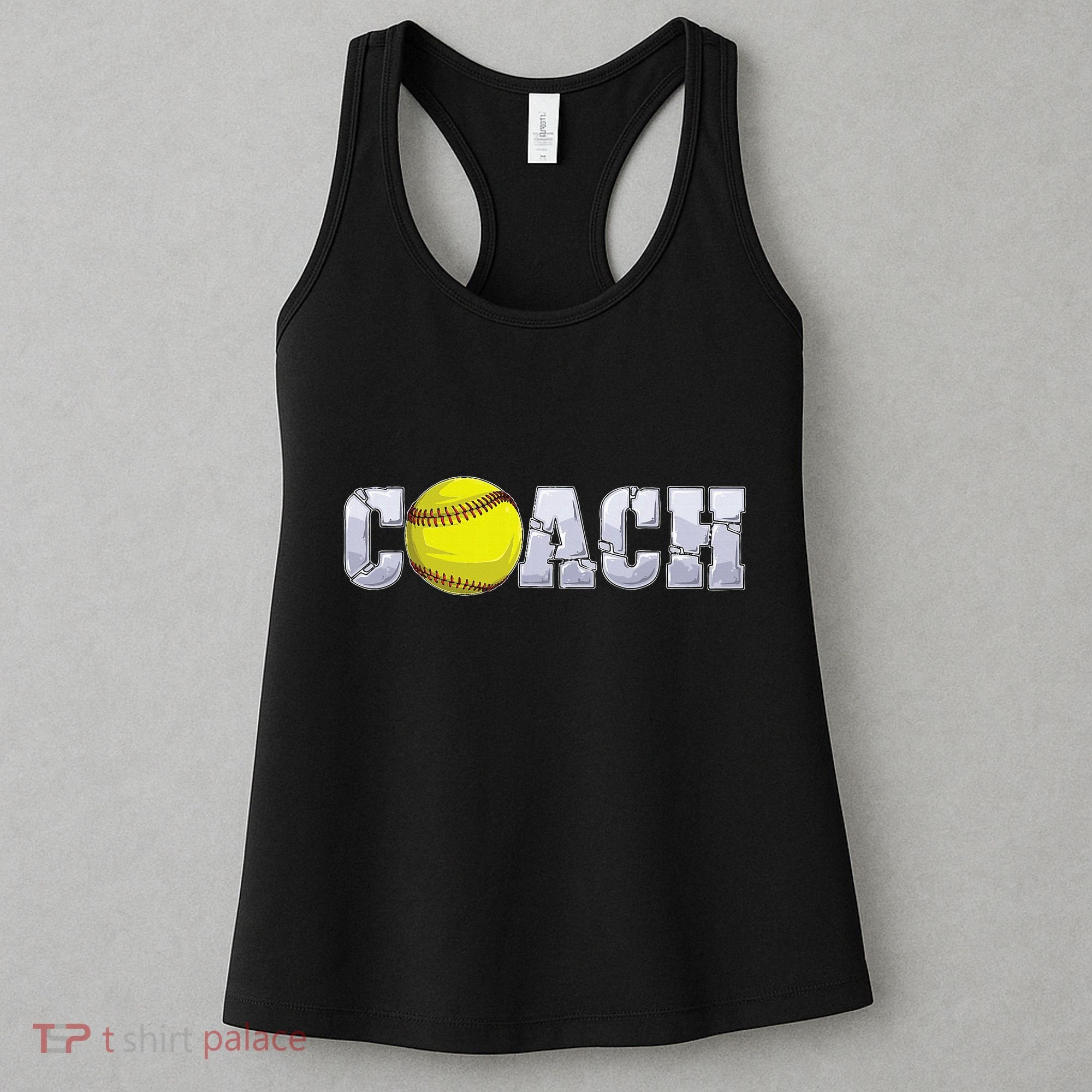 Softball Coach Coaching Assistant Coach Softball Team Women's Tank Top