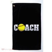 Softball Coach Coaching Assistant Coach Softball Team Golf Towel thumb 0