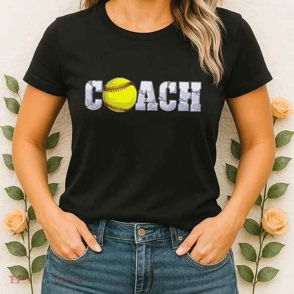 Softball Coach Coaching Assistant Coach Softball Team Women's T-Shirt