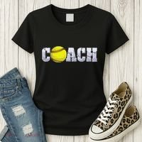 Softball Coach Coaching Assistant Coach Softball Team Women's T-Shirt thumb 3