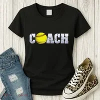 Softball Coach Coaching Assistant Coach Softball Team Women's T-Shirt thumb 3