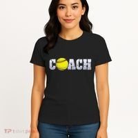 Softball Coach Coaching Assistant Coach Softball Team Women's T-Shirt thumb 4