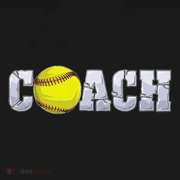 Softball Coach Coaching Assistant Coach Softball Team Women's T-Shirt