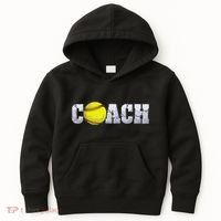 Softball Coach Coaching Assistant Coach Softball Team Kids Hoodie thumb 0