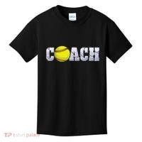 Softball Coach Coaching Assistant Coach Softball Team Kids T-Shirt thumb 0