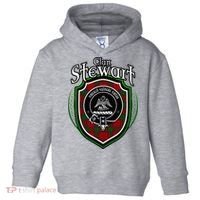 Stewart Clan Crest Scottish Clan Stewart Family Badge Toddler Hoodie thumb 0
