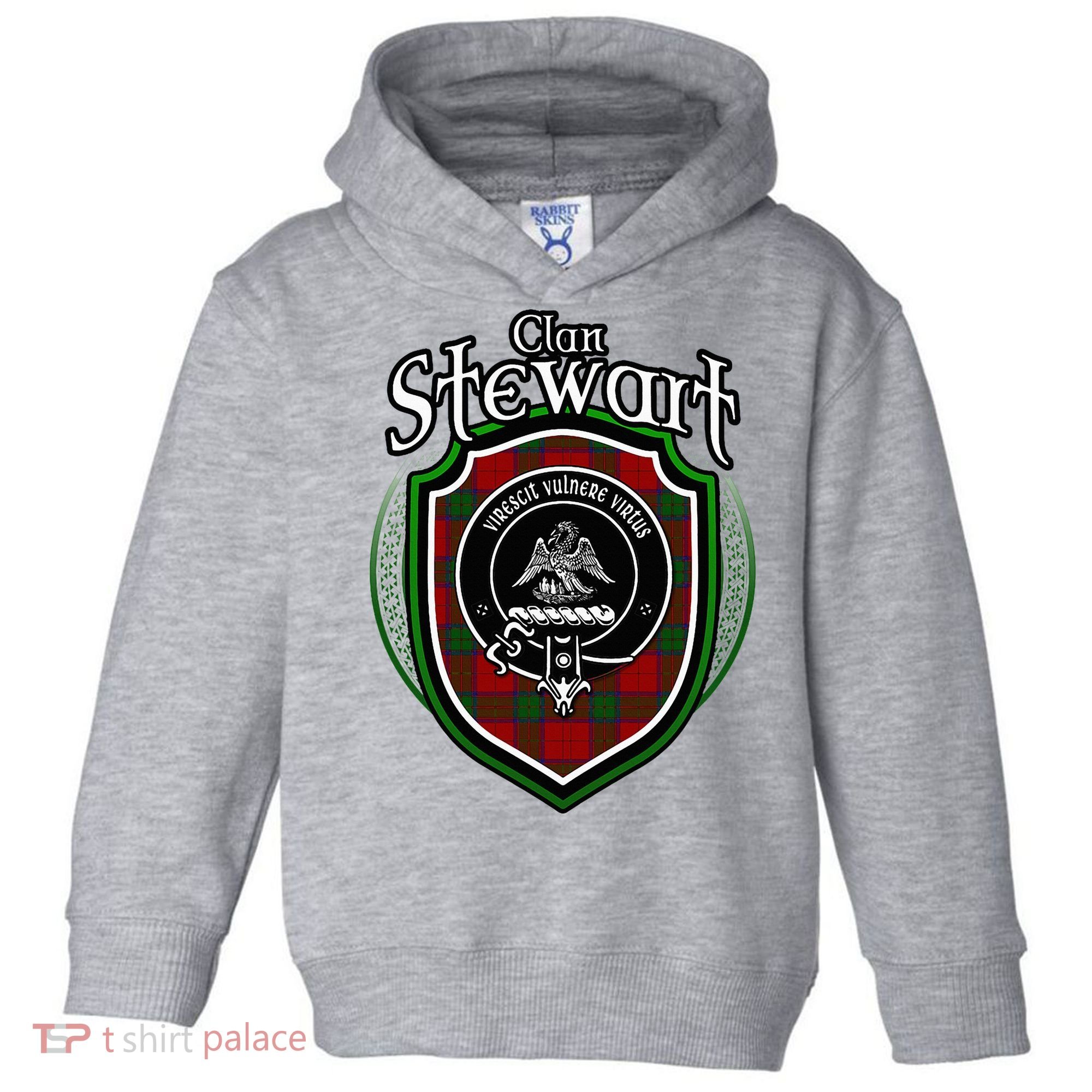 Stewart Clan Crest Scottish Clan Stewart Family Badge Toddler Hoodie