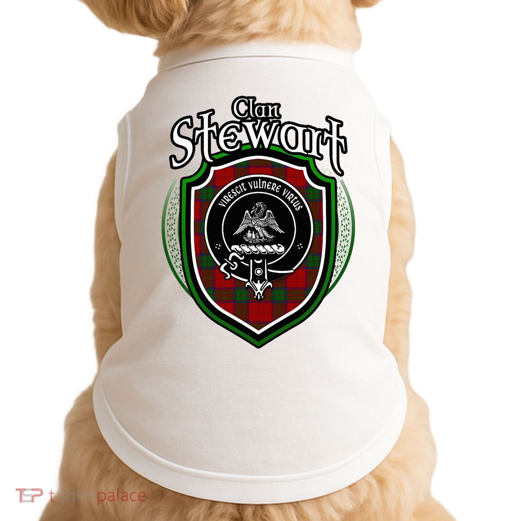 Stewart Clan Crest Scottish Clan Stewart Family Badge Doggie Tank