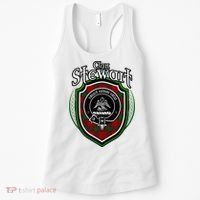 Stewart Clan Crest Scottish Clan Stewart Family Badge Women's Tank Top thumb 0