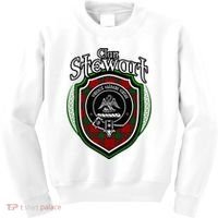 Stewart Clan Crest Scottish Clan Stewart Family Badge Kids Sweatshirt thumb 0