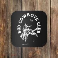 Sad Cowboy Club Coaster thumb 0