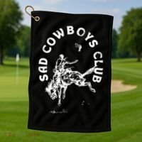 Sad Cowboy Club Golf Towel thumb 1