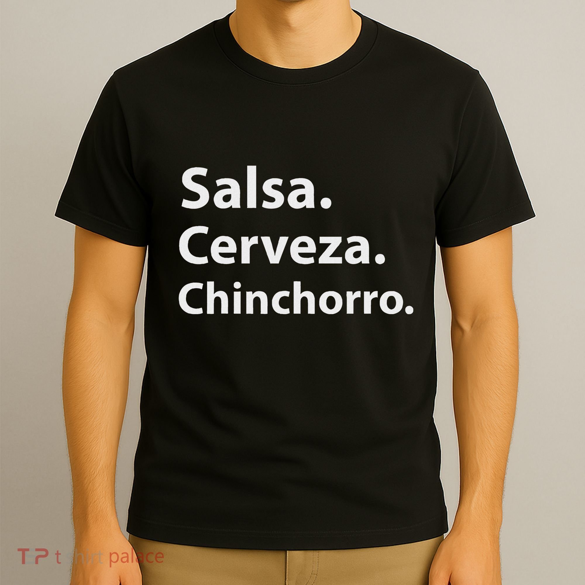 Salsa Cerveza Chinchorro Boricua Puerto Rico T-Shirt