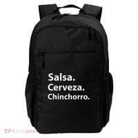 Salsa Cerveza Chinchorro Boricua Puerto Rico Backpack thumb 0