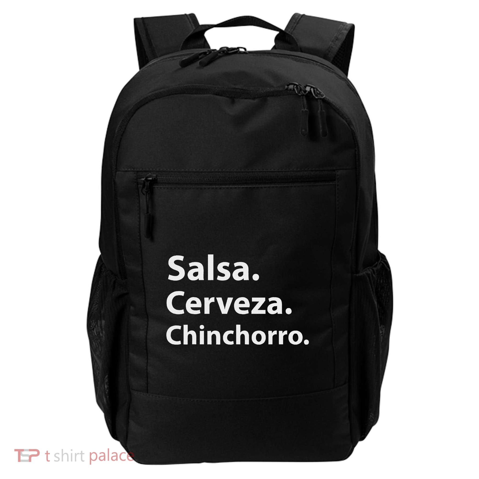 Salsa Cerveza Chinchorro Boricua Puerto Rico Backpack