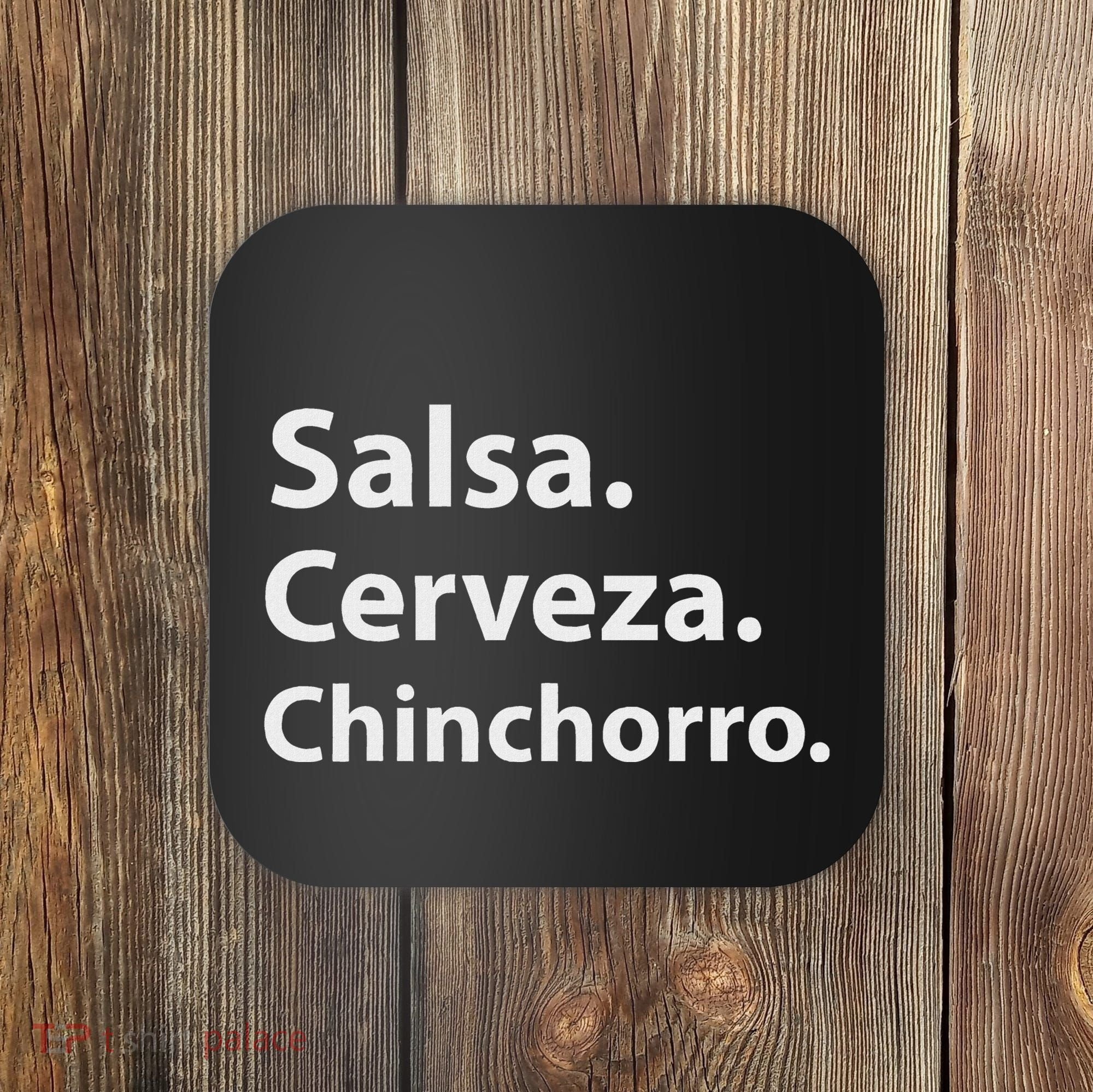 Salsa Cerveza Chinchorro Boricua Puerto Rico Coaster