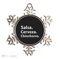 Salsa Cerveza Chinchorro Boricua Puerto Rico Ornament thumb 0