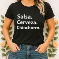 Salsa Cerveza Chinchorro Boricua Puerto Rico Women's T-Shirt thumb 2