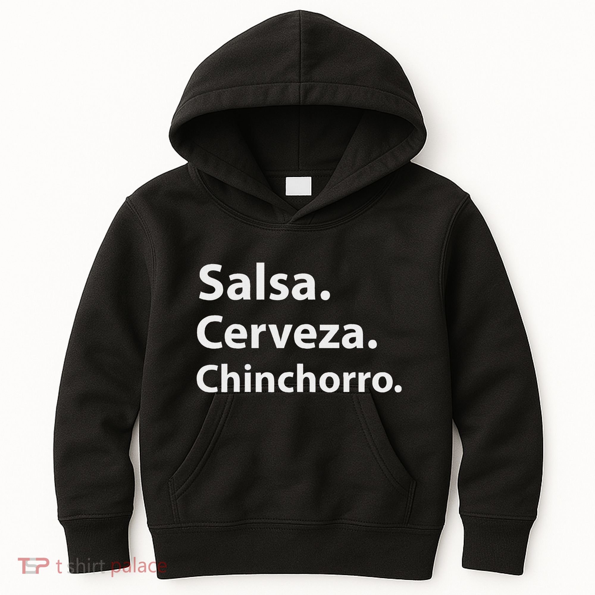 Salsa Cerveza Chinchorro Boricua Puerto Rico Kids Hoodie