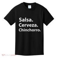 Salsa Cerveza Chinchorro Boricua Puerto Rico Kids T-Shirt thumb 0