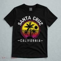 Santa Cruz California Sunset 70s 80s Surfer Summer Sun T-Shirt thumb 5