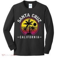 Santa Cruz California Sunset 70s 80s Surfer Summer Sun Kids Long Sleeve Shirt thumb 0