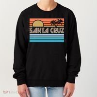 Santa Cruz California Sunset 70s 80s Surfer Summer Women's Sweatshirt thumb 0