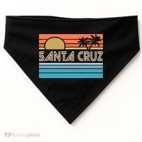 Santa Cruz California Sunset 70s 80s Surfer Summer USA-Made Doggie Bandana thumb 0