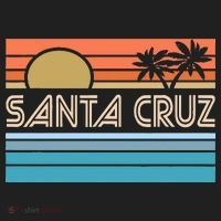 Santa Cruz California Sunset 70s 80s Surfer Summer Beanie thumb 2