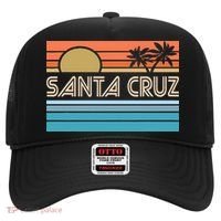 Santa Cruz California Sunset 70s 80s Surfer Summer Hat thumb 0