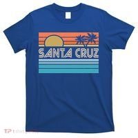 Santa Cruz California Sunset 70s 80s Surfer Summer T-Shirt thumb 0