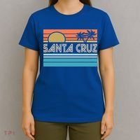Santa Cruz California Sunset 70s 80s Surfer Summer T-Shirt thumb 4