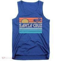 Santa Cruz California Sunset 70s 80s Surfer Summer Tank Top thumb 0