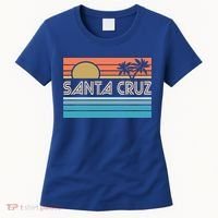 Santa Cruz California Sunset 70s 80s Surfer Summer Women's T-Shirt thumb 0