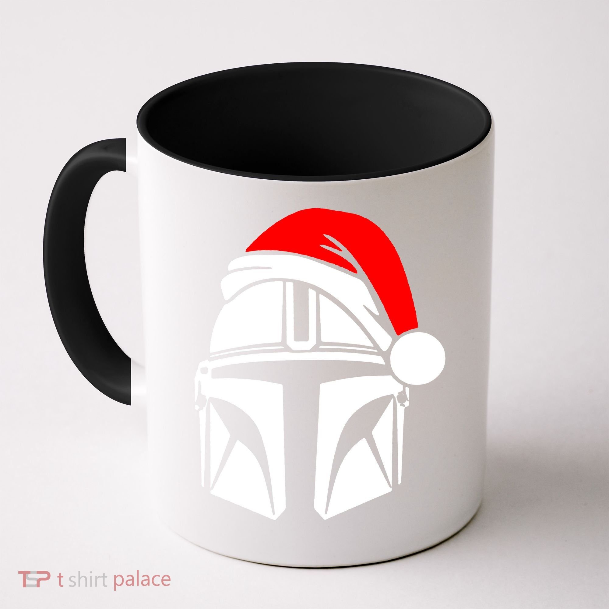 Santalorian Cool Christmas Helmet Xmas Hat Coffee Mug
