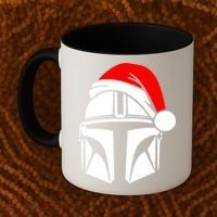 Santalorian Cool Christmas Helmet Xmas Hat Coffee Mug thumb 2