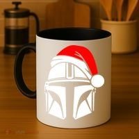 Santalorian Cool Christmas Helmet Xmas Hat Coffee Mug thumb 4